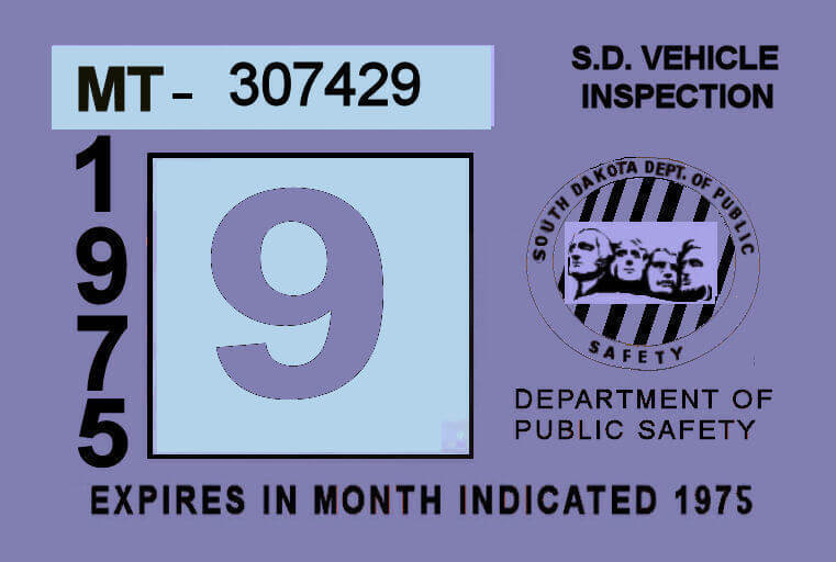 (image for) 1975 South Dakota Inspection